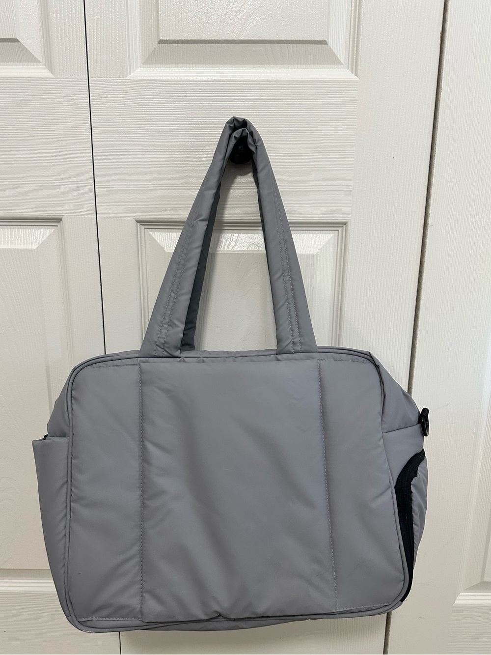 CALPAK Luka Duffel Travel Bag in Gray GUC Top Rated Travel Bag Retails $138 - Picture 2 of 15
